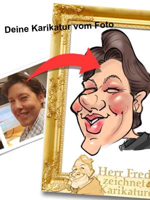 Karikatur vom Foto zeichnen lassen online